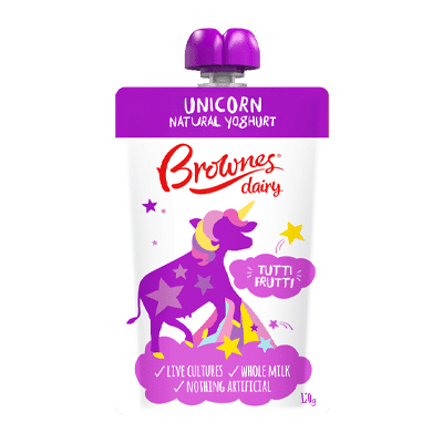 Brownes Unicorn Yoghurt Pouch
