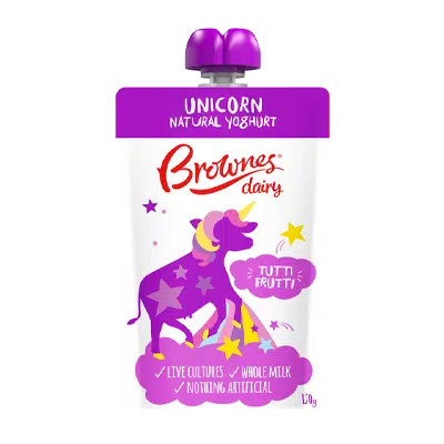 Brownes Unicorn Yoghurt Pouch
