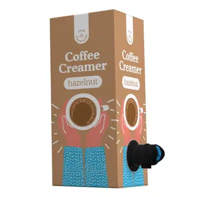 FourMountains hazelnut Coffee Creamer bag-in-box