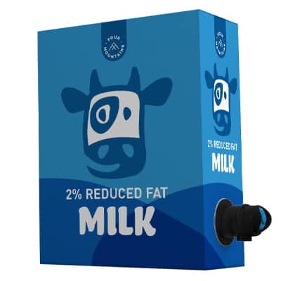 FourMountains Reduced fat Milk Bag-in-box