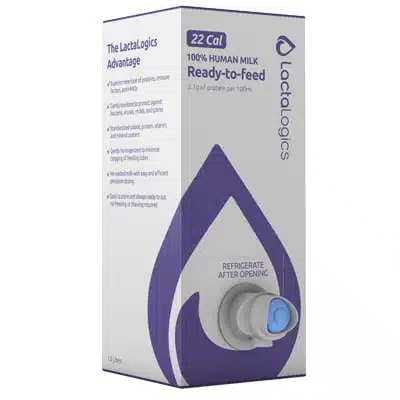 ScholleIPN bag-in-box Lactalogics mothers-milk purple packaging