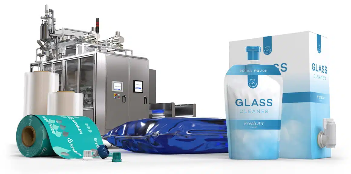 Scholle IPN Glass Cleaner Packaging