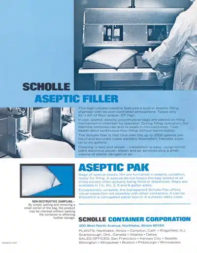 Early Scholle Filler Ad