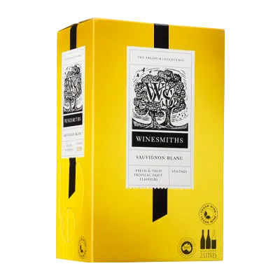 Winesmiths SauvignonBlanc Bag-in-Box Packaging