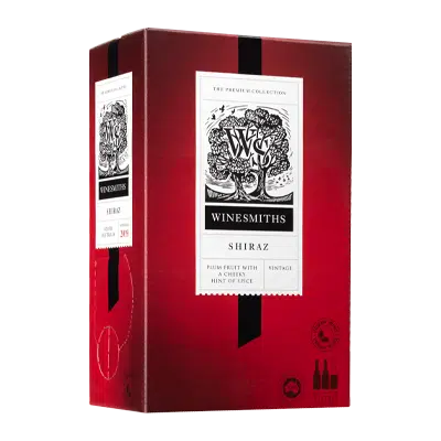 Winesmiths Shiraz Bag-in-Box Packaging